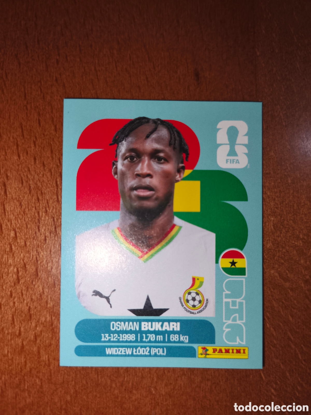 Cromos de f&uacute;tbol: GHA19 Osman Bukari GHA 19 Fifa World Cup 2026 Ghana