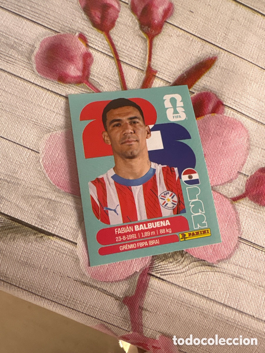 Cromos de f&uacute;tbol: PAR 5 FABIAN BALBUENA PARAGUAY CROMOS ALBUM FIFA WORLD CUP MUNDIAL 2026 PANINI