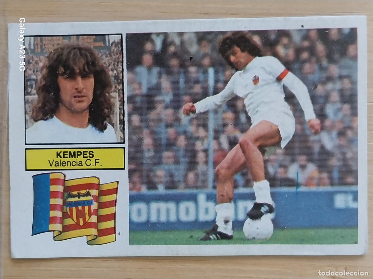 Cromos de f&uacute;tbol: KEMPES VALENCIA UF FICHAJE 10 LIGA ESTE 1982 82 83 CROMO SIN PEGAR NUNCA