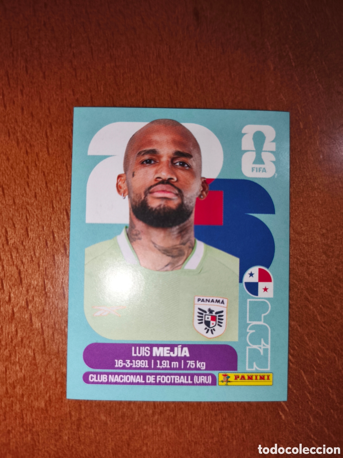 Cromos de f&uacute;tbol: PAN3 Luis Mej&iacute;a PAN 3 Fifa World Cup 2026 Panam&aacute;