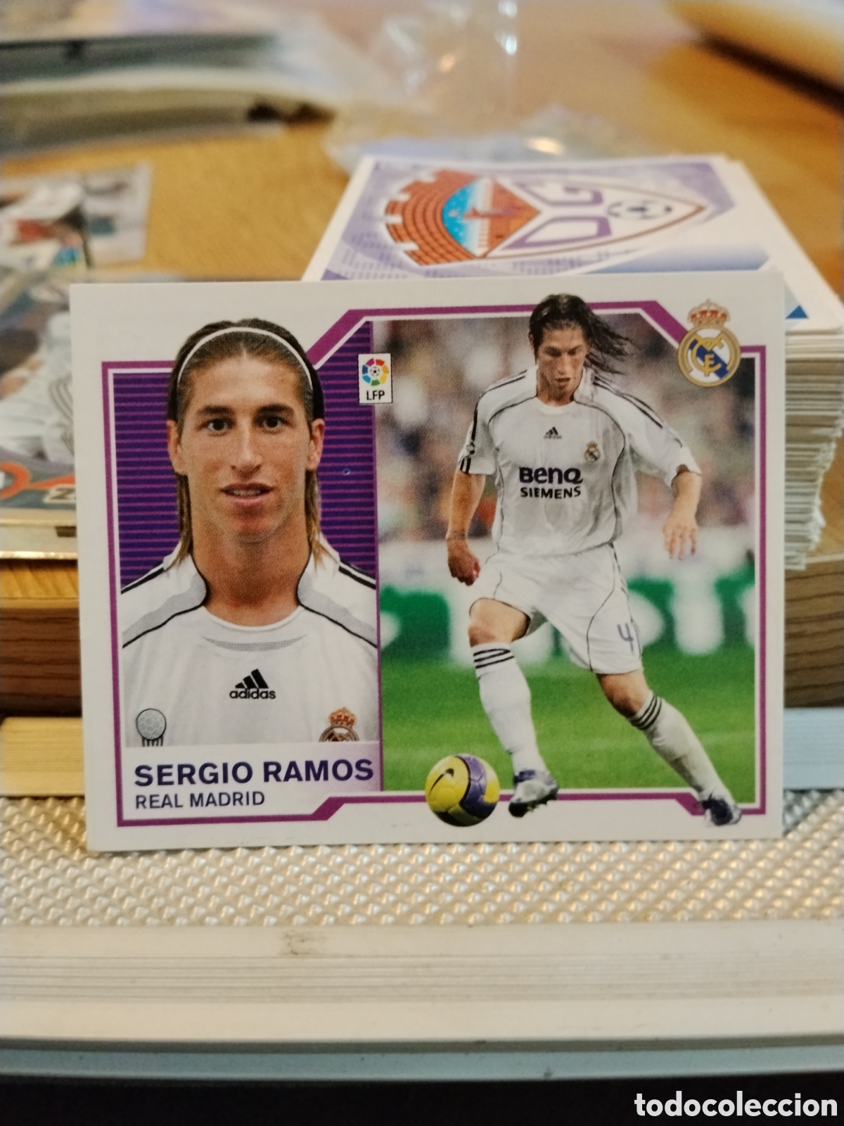 Cromos de f&uacute;tbol: Sergio Ramos 07-08 colecciones este