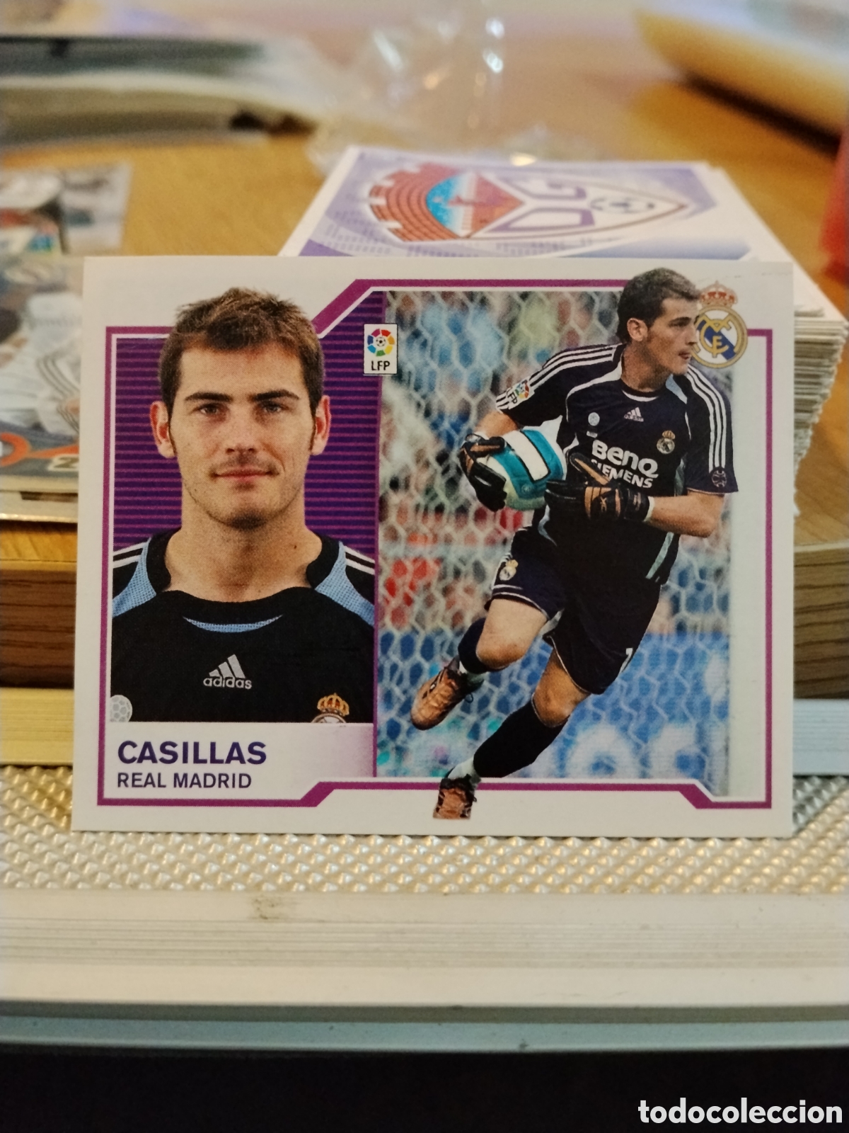 Cromos de f&uacute;tbol: Casillas 07-08 Colecciones este
