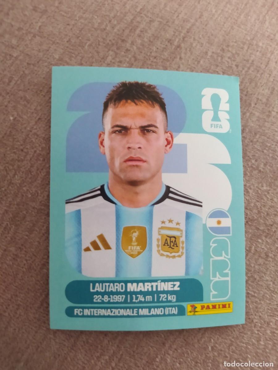 Cromos de f&uacute;tbol: ARG 18 Lautaro MART&Iacute;NEZ Argentina Mundial 2026 Panini