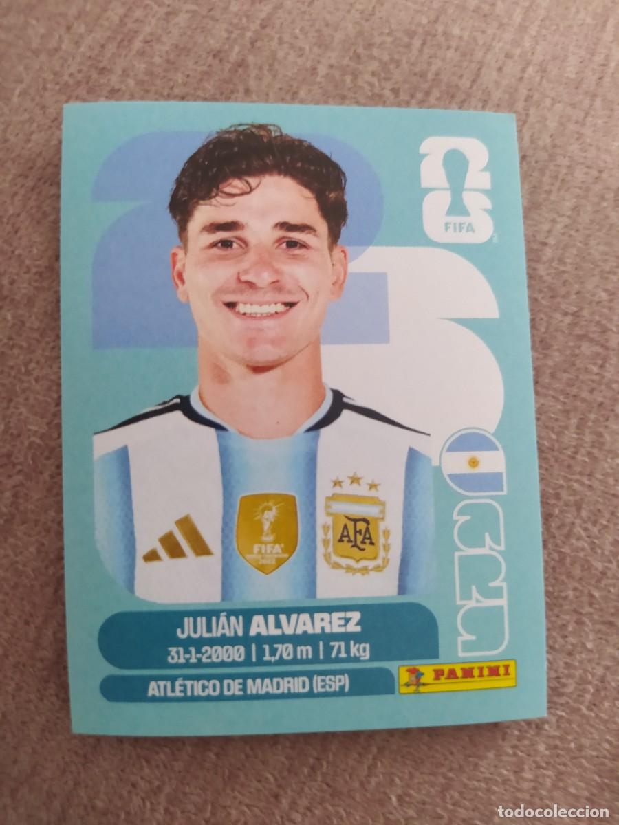 Cromos de Futebol: ARG 19 Juli&aacute;n ALVAREZ Argentina Mundial 2026 Panini