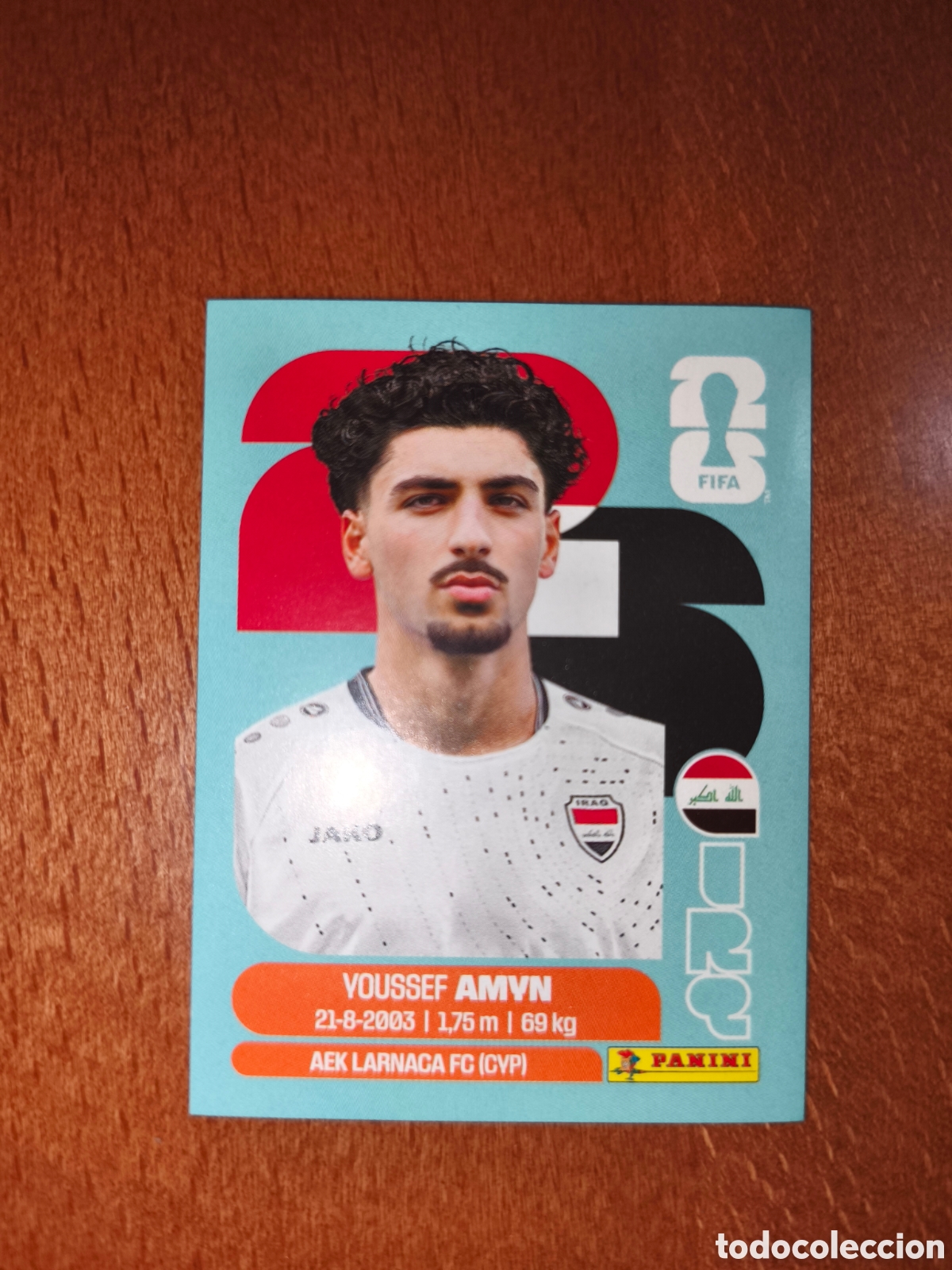 Cromos de f&uacute;tbol: IRQ14 Youssef Amyn IRQ 14 Fifa World Cup 2026 Irak