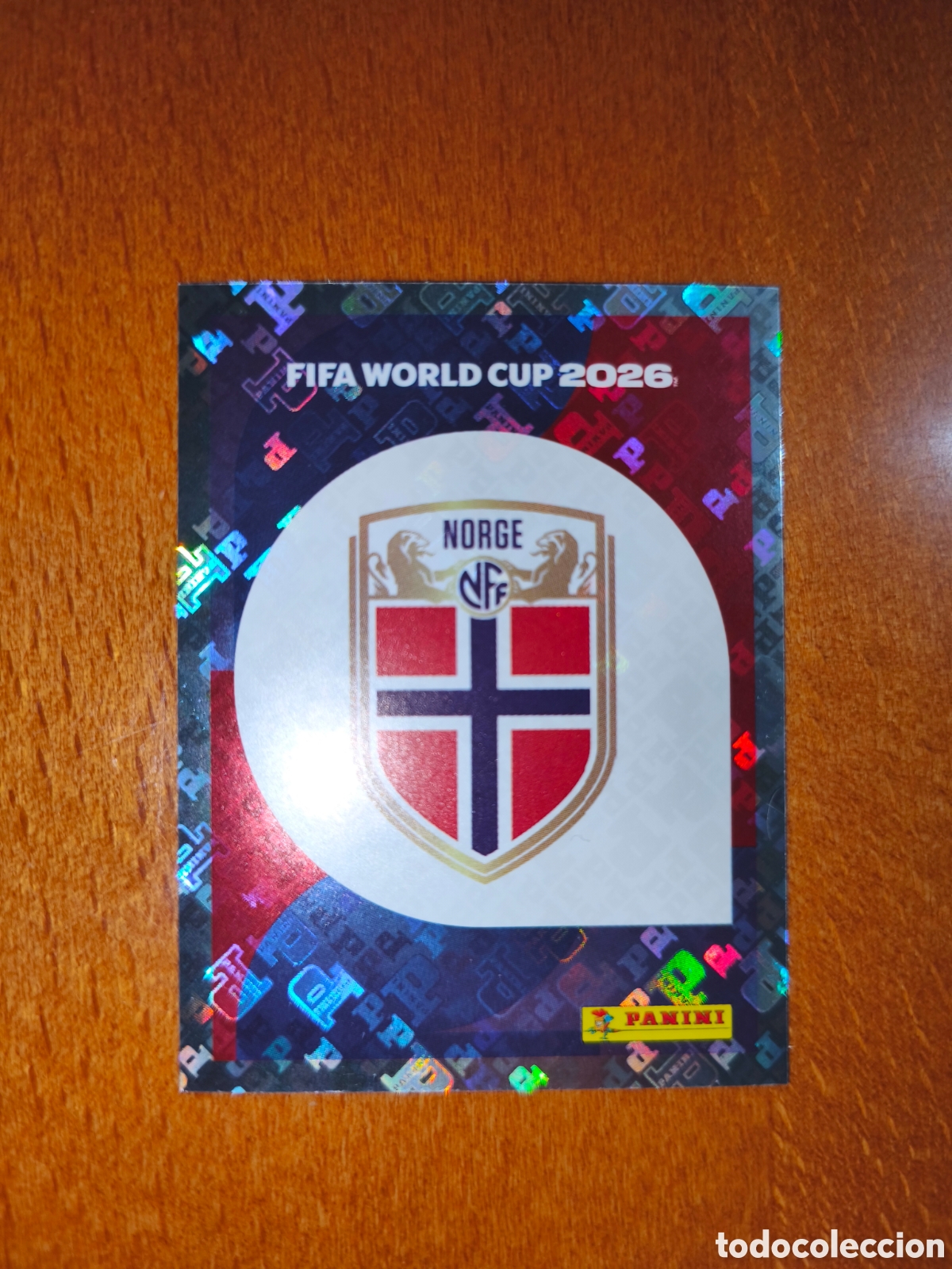 Cromos de f&uacute;tbol: NOR1 Escudo NOR 1 Fifa World Cup 2026 Noruega