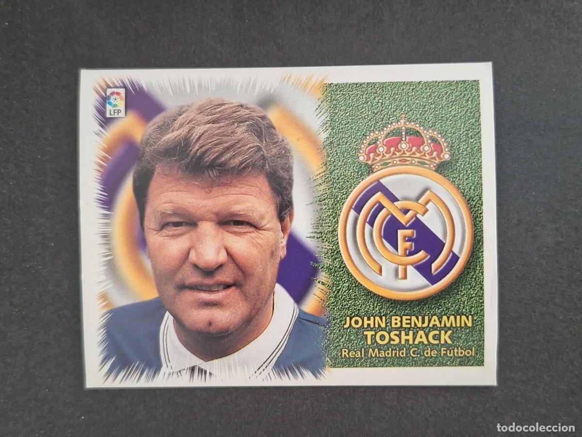 Cromos de f&uacute;tbol: L4 TOSHACK ENTRENADOR REAL MADRID LIGA ESTE 1999 2000 99 00 NUNCA PEGADO SIN PEGAR