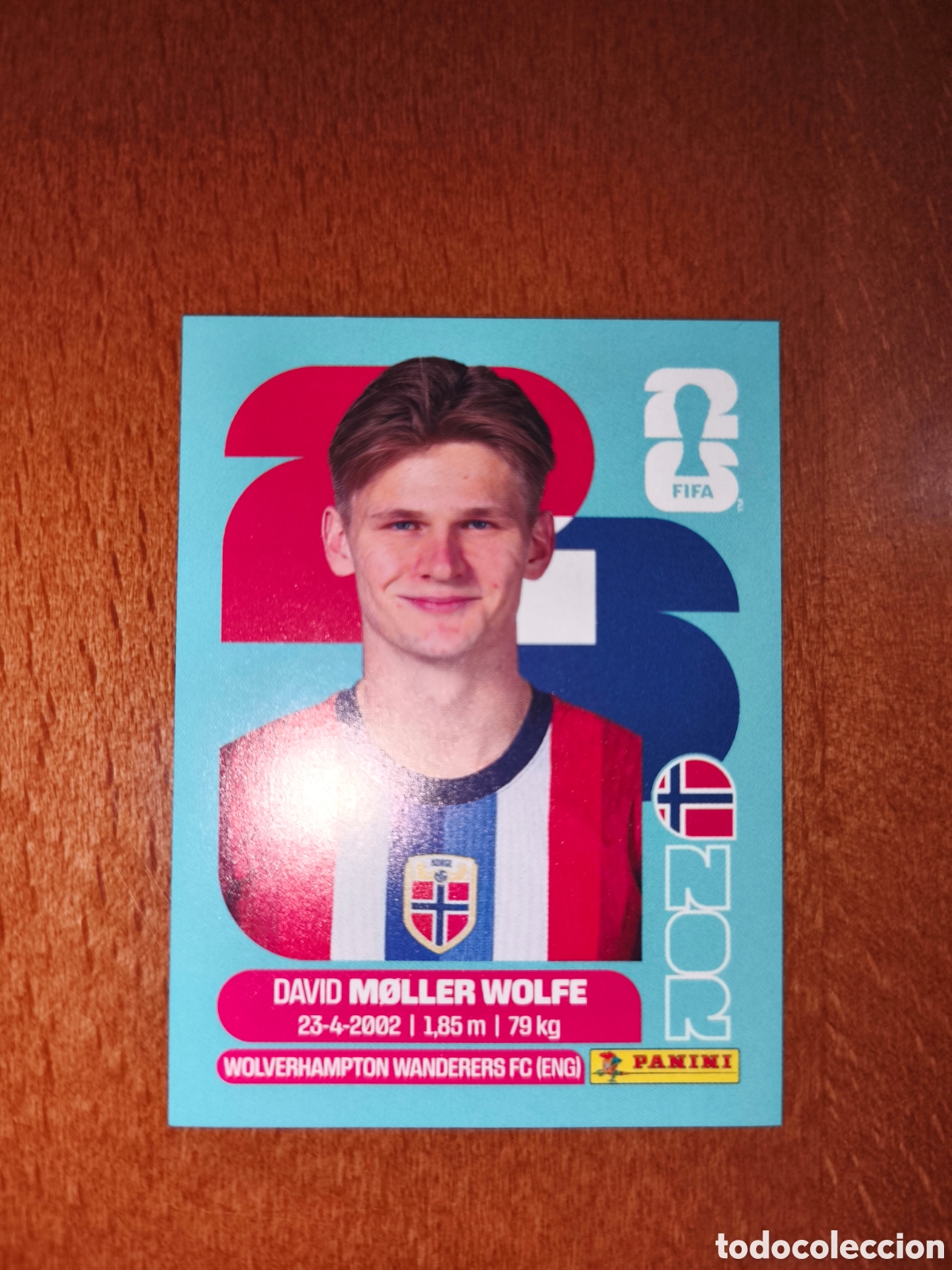 Cromos de f&uacute;tbol: NOR7 David Moller Wolfe NOR 7 Fifa World Cup 2026 Noruega