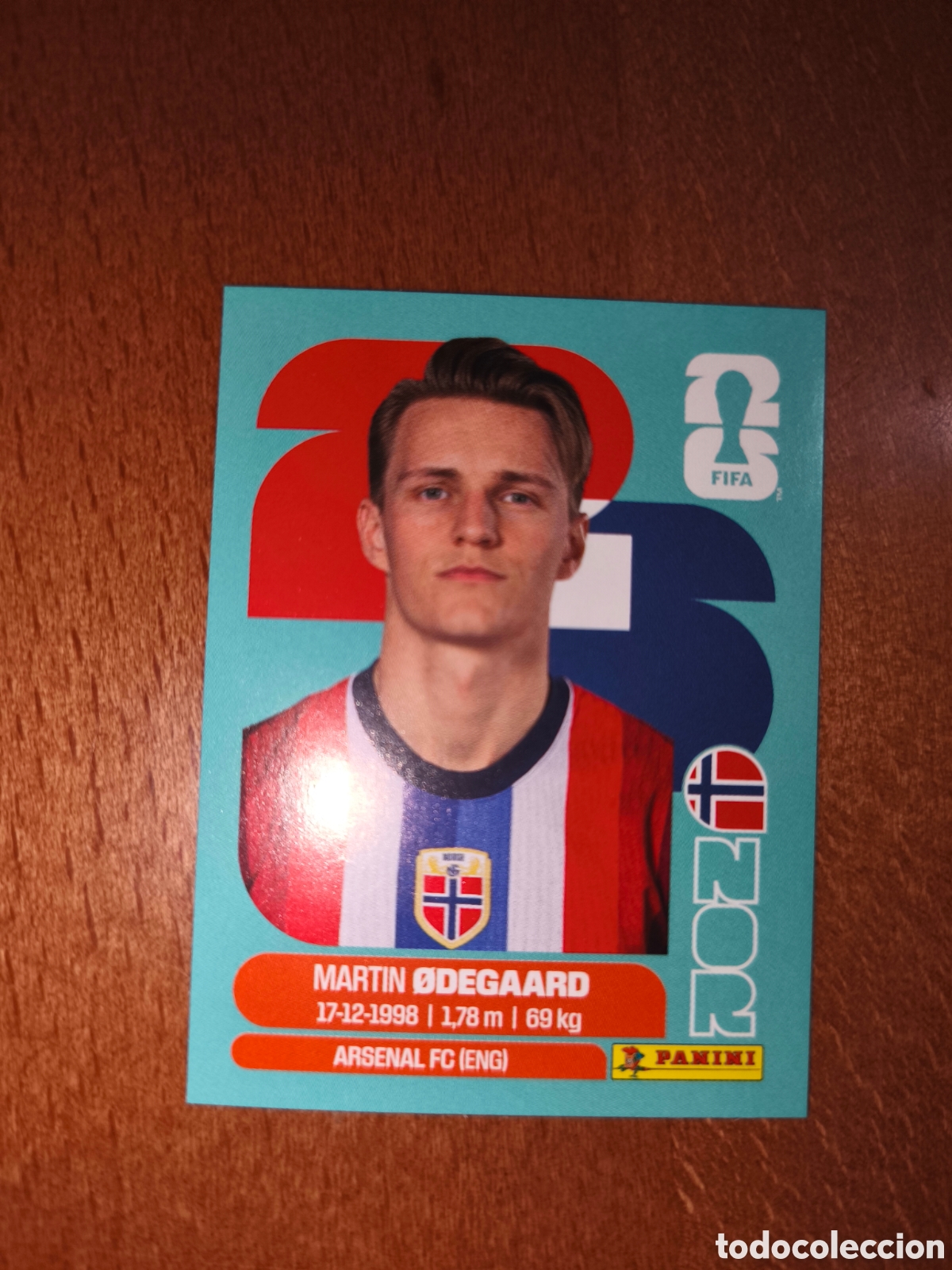 Cromos de f&uacute;tbol: NOR10 Martin Odegaard NOR 10 Fifa World Cup 2026 Noruega