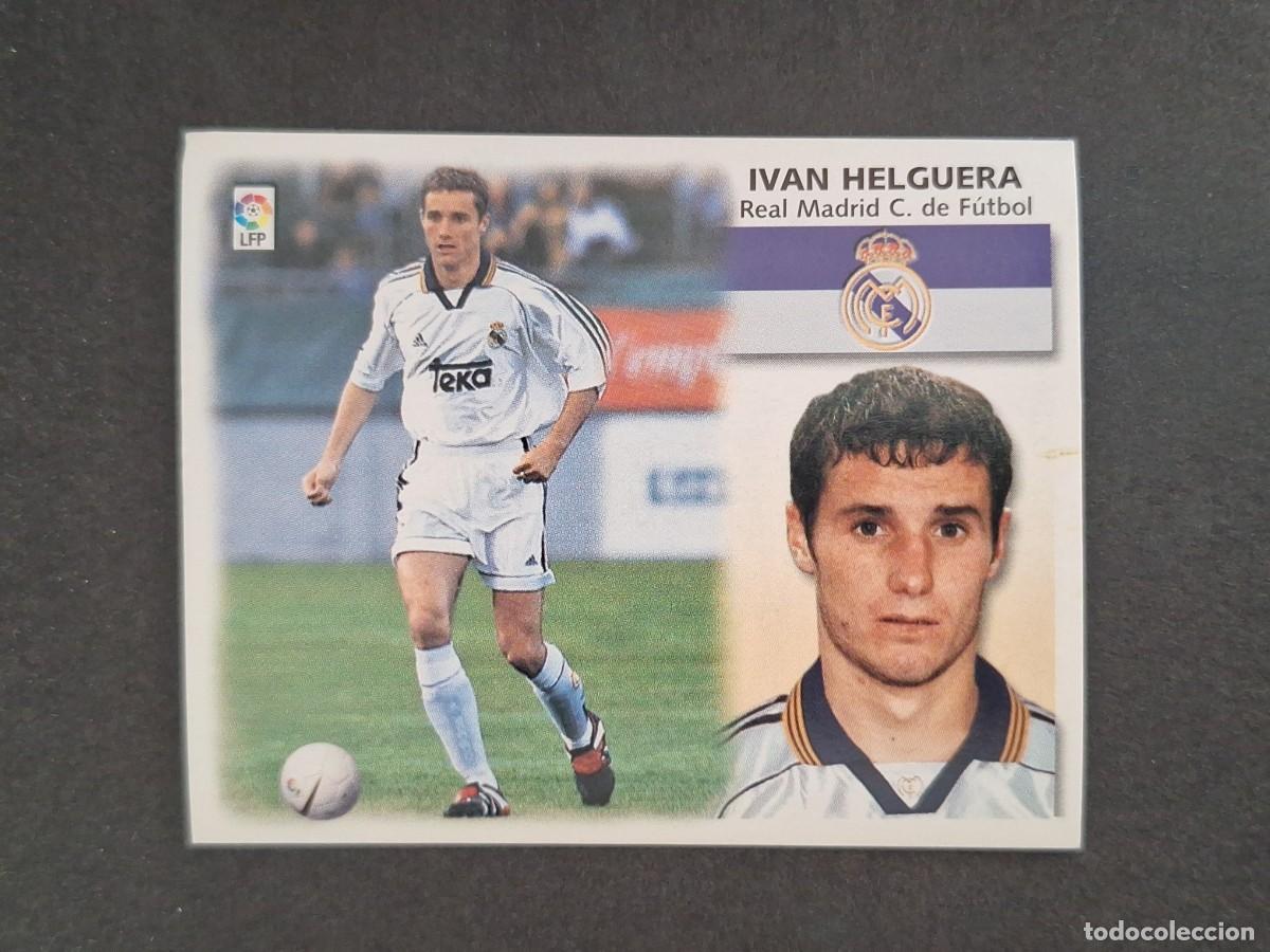 Cromos de f&uacute;tbol: L4 IVAN HELGUERA REAL MADRID LIGA ESTE 1999 2000 99 00 NUNCA PEGADO SIN PEGAR
