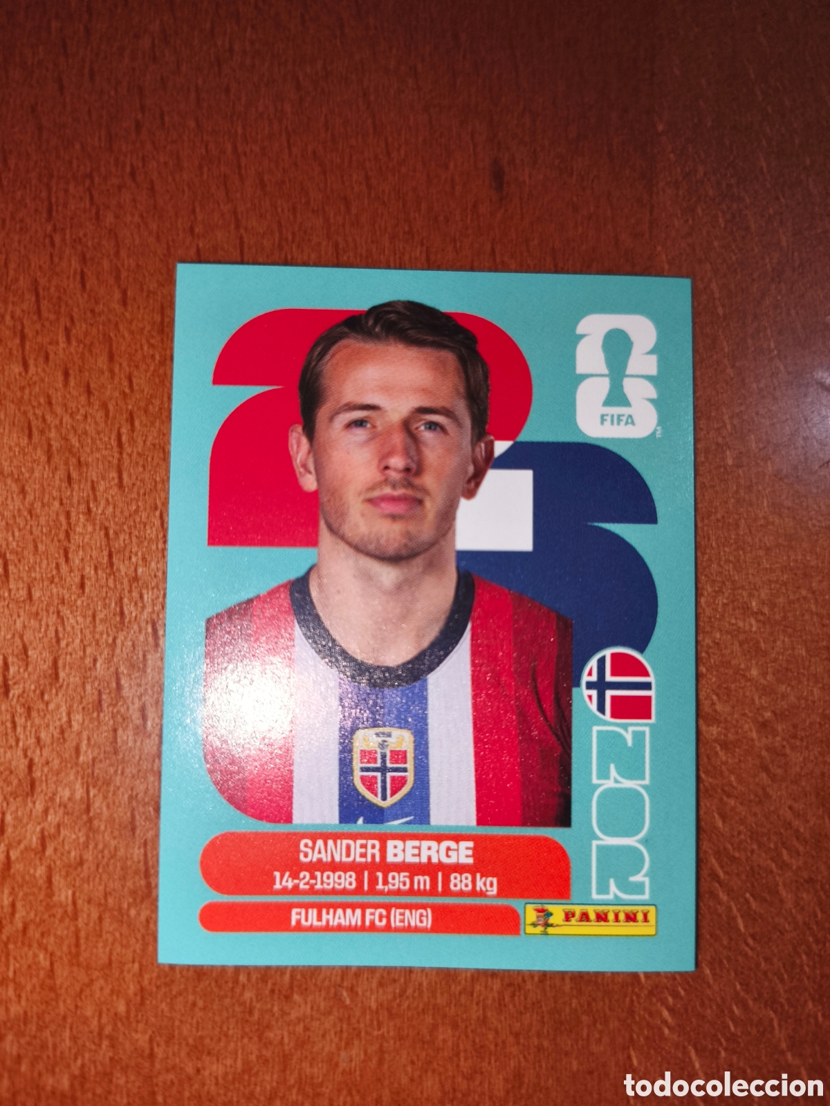 Cromos de f&uacute;tbol: NOR11 Sander Berge NOR 11 Fifa World Cup 2026 Noruega