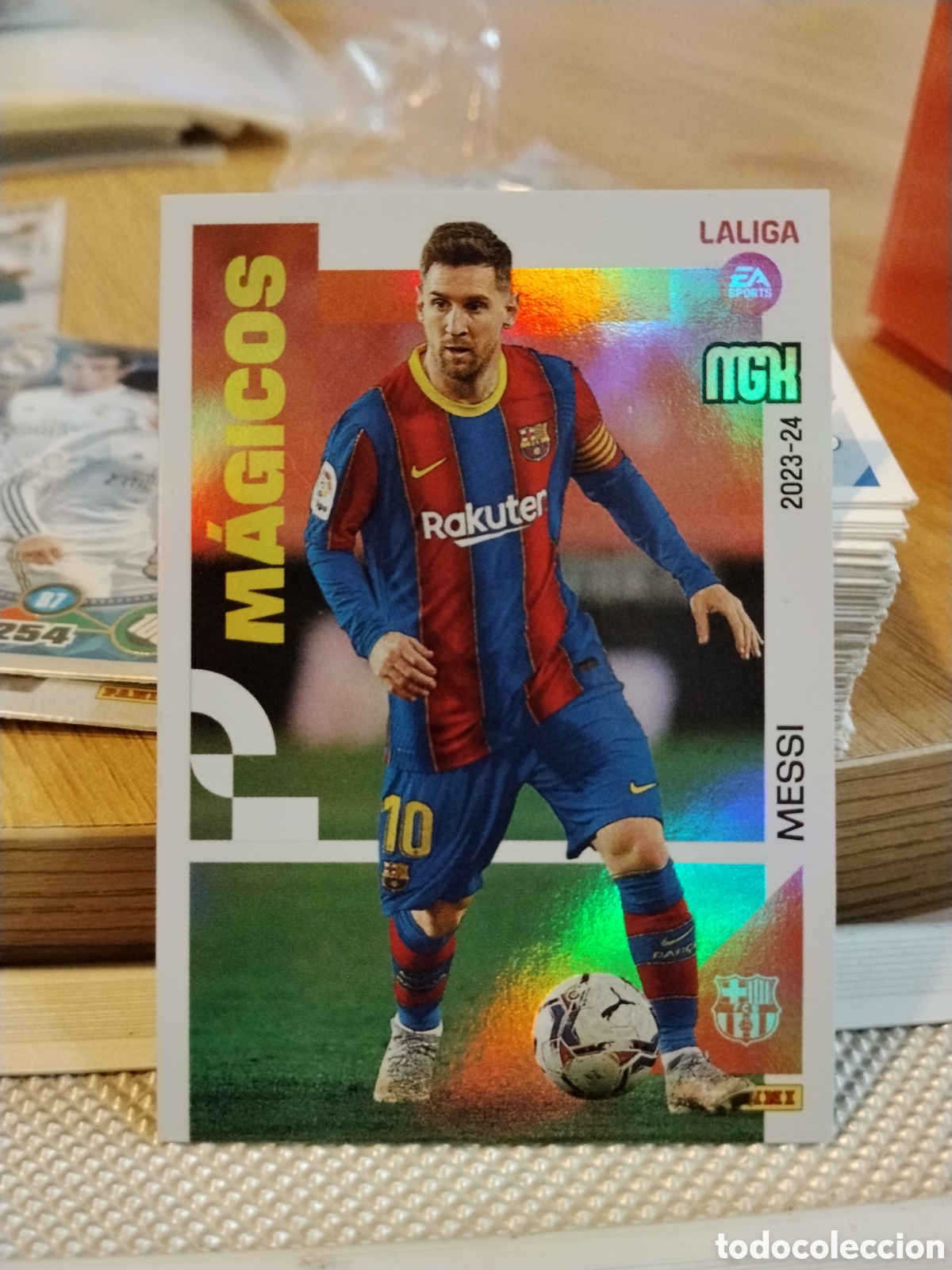 Cromos de f&uacute;tbol: Messi - M&aacute;gicos - MGK 23-24