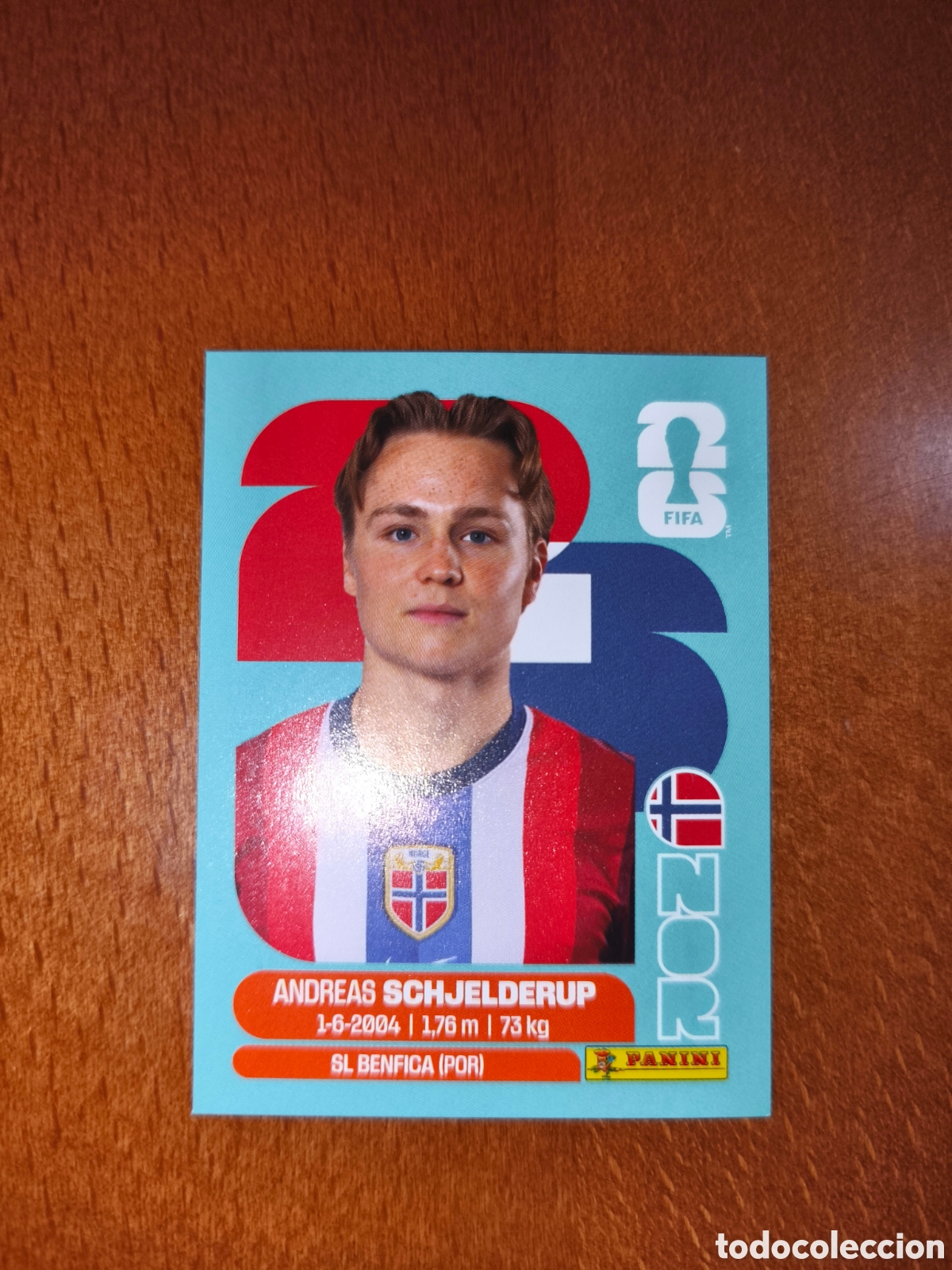 Cromos de f&uacute;tbol: NOR12 Andreas Schjelderup NOR 12 Fifa World Cup 2026 Noruega