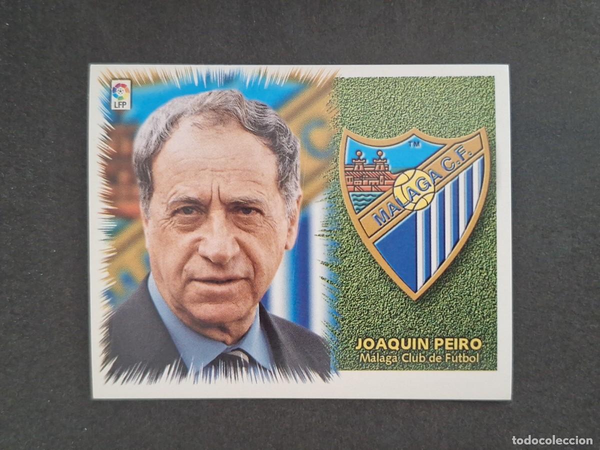 Cromos de f&uacute;tbol: L4 JOAQUIN PEIRO ENTRENADOR MALAGA C. F. LIGA ESTE 1999 2000 99 00 NUNCA PEGADO SIN PEGAR