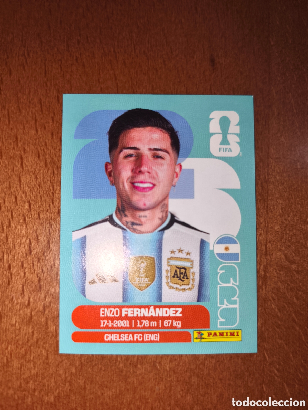Cromos de f&uacute;tbol: ARG8 Enzo Fern&aacute;ndez ARG 8 Fifa World Cup 2026 Argentina