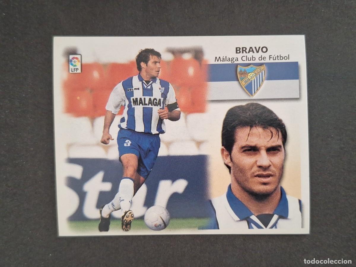Cromos de f&uacute;tbol: L4 BRAVO MALAGA C. F. LIGA ESTE 1999 2000 99 00 NUNCA PEGADO SIN PEGAR