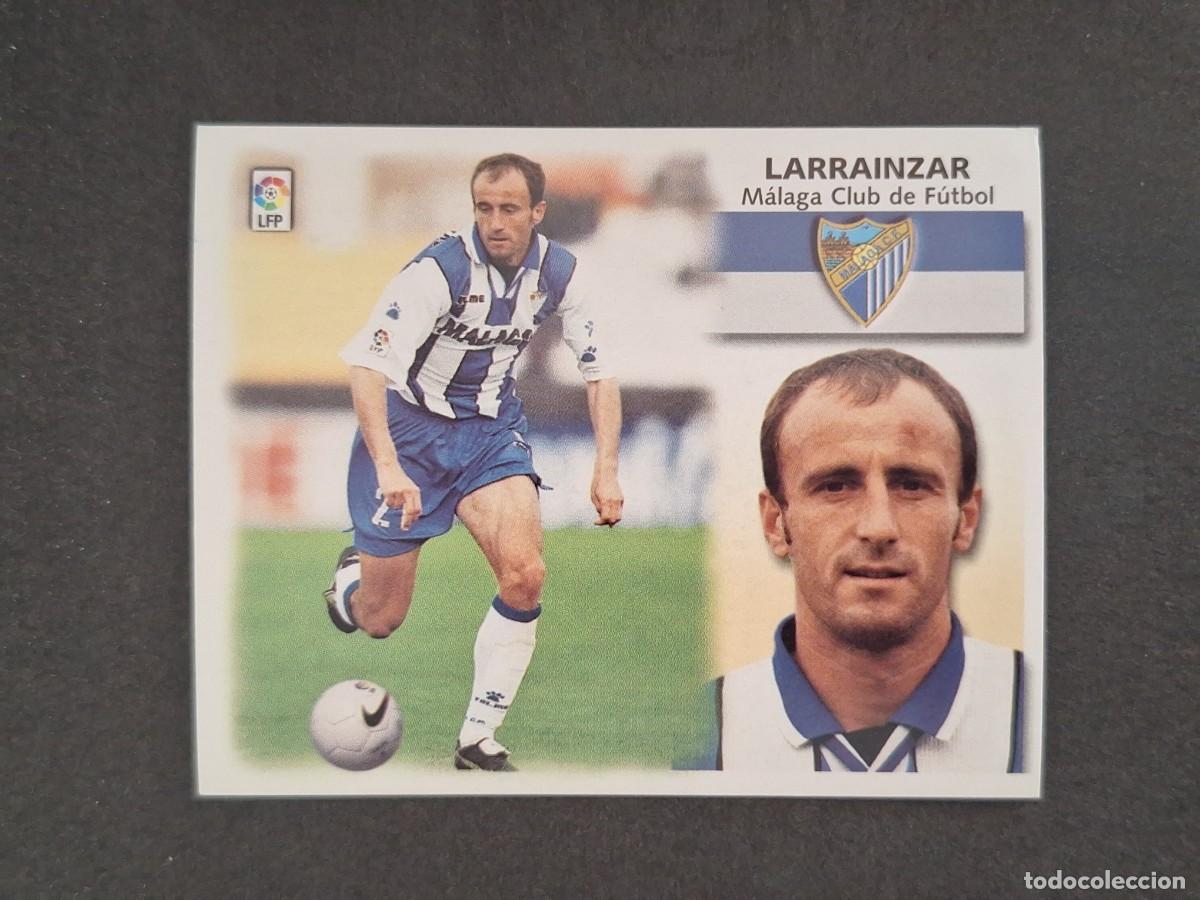 Cromos de f&uacute;tbol: L4 LARRAINZAR MALAGA C. F. LIGA ESTE 1999 2000 99 00 NUNCA PEGADO SIN PEGAR