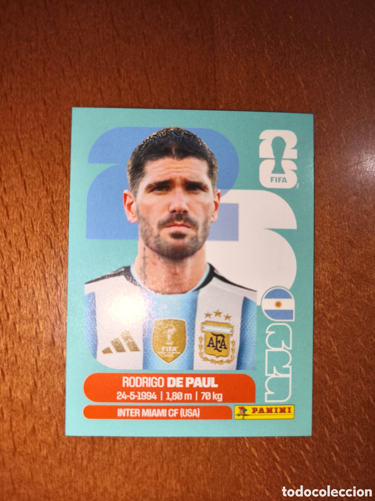 Cromos de f&uacute;tbol: ARG10 Rodrigo De Paul ARG 10 Fifa World Cup 2026 Argentina