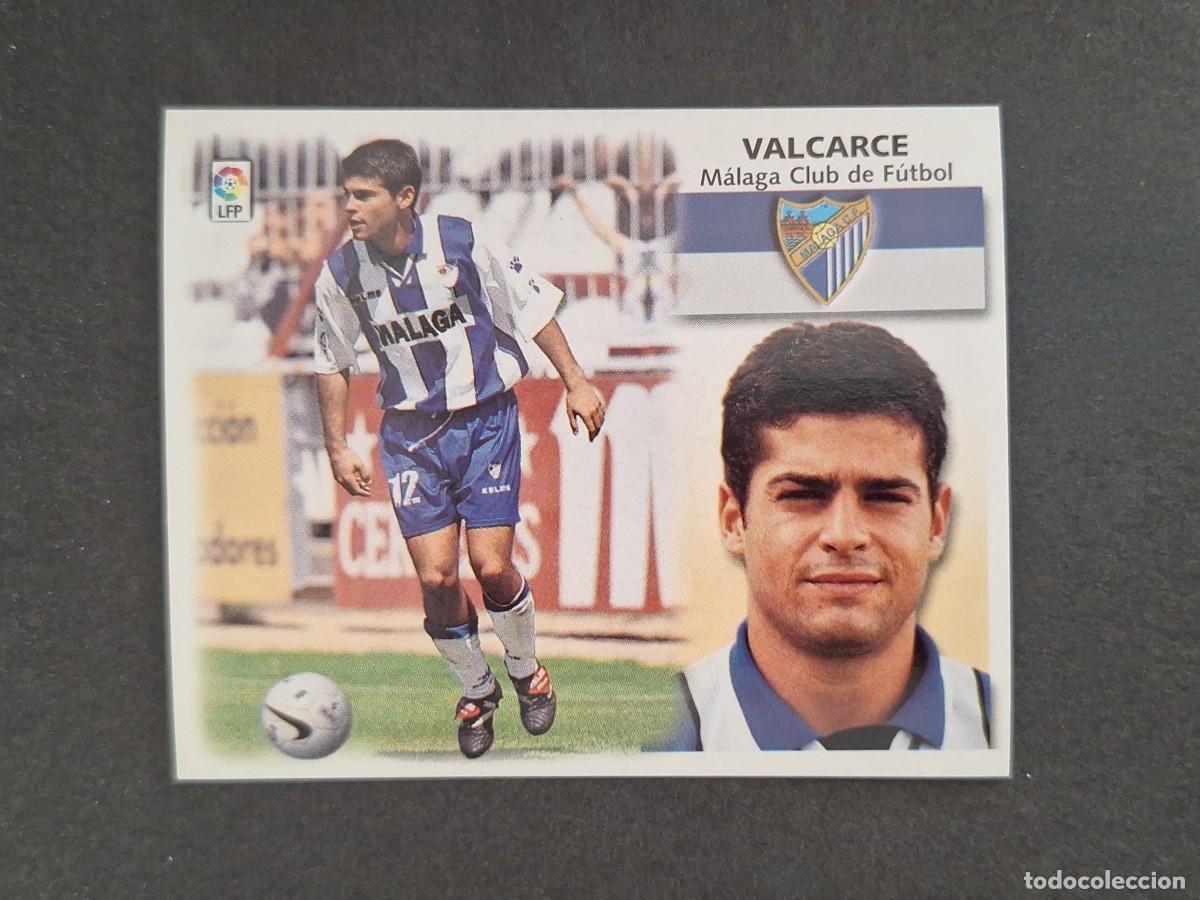 Cromos de f&uacute;tbol: L4 VALCARCE MALAGA C. F. LIGA ESTE 1999 2000 99 00 NUNCA PEGADO SIN PEGAR