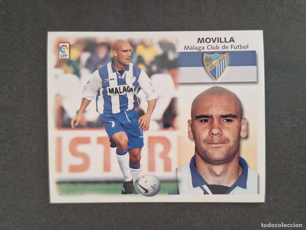 Cartes &agrave; collectionner de Football: L4 MOVILLA MALAGA C. F. LIGA ESTE 1999 2000 99 00 NUNCA PEGADO SIN PEGAR