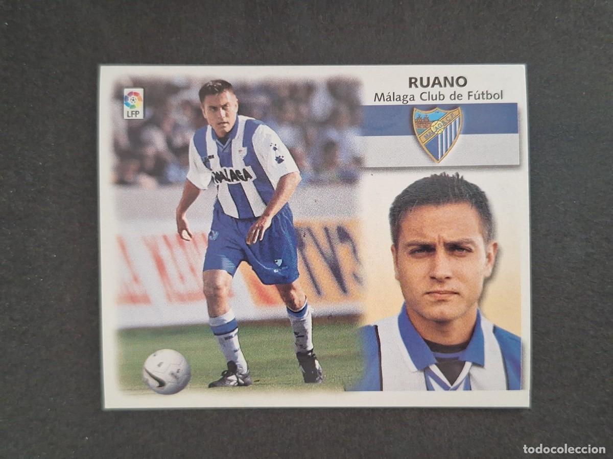 Cartes &agrave; collectionner de Football: L4 RUANO MALAGA C. F. LIGA ESTE 1999 2000 99 00 NUNCA PEGADO SIN PEGAR