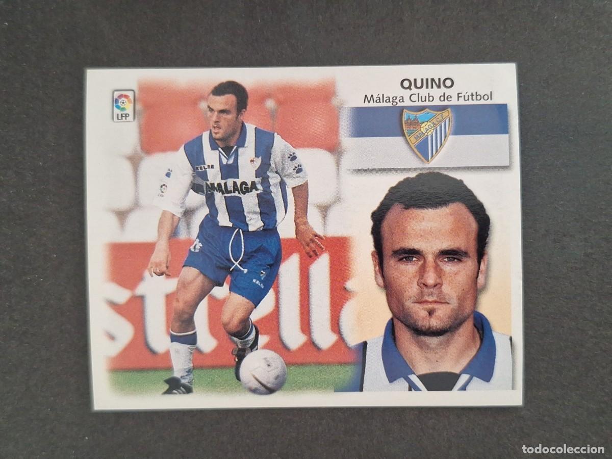 Cartes &agrave; collectionner de Football: L4 QUINO MALAGA C. F. LIGA ESTE 1999 2000 99 00 NUNCA PEGADO SIN PEGAR