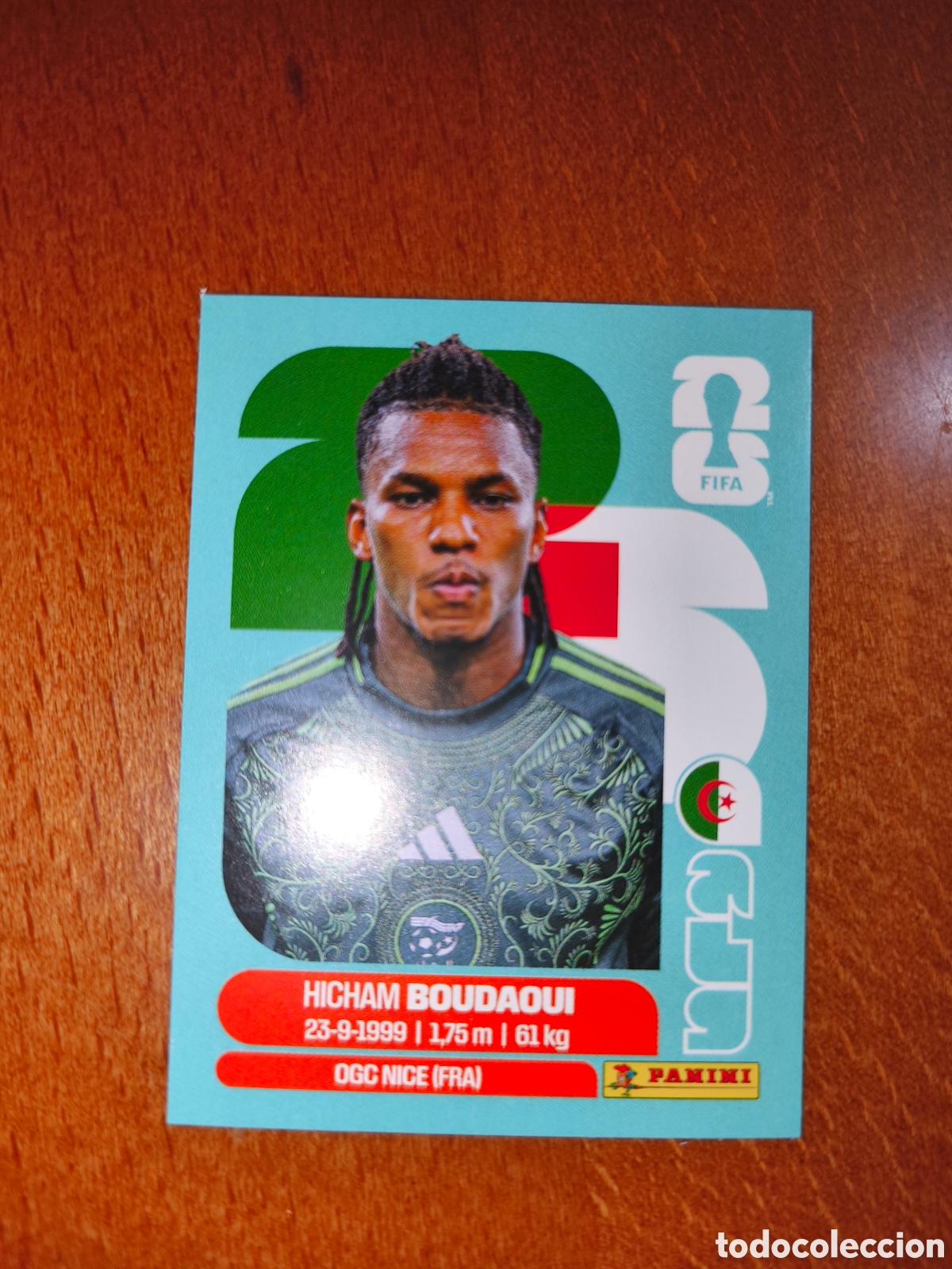 Cartes &agrave; collectionner de Football: ALG10 Hicham Boudaoui ALG 10 Fifa World Cup 2026 Argelia