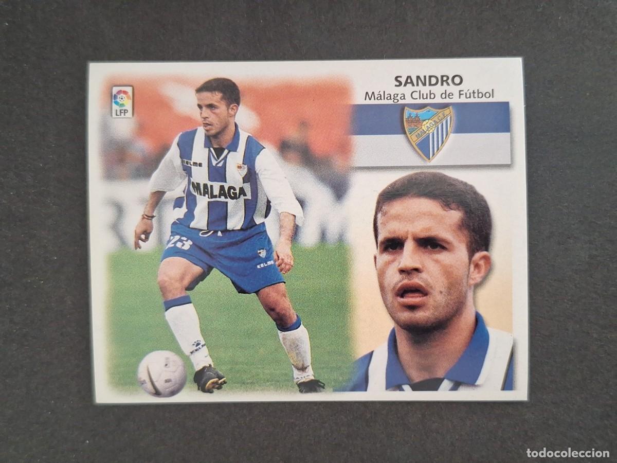 Cartes &agrave; collectionner de Football: L4 SANDRO MALAGA C. F. LIGA ESTE 1999 2000 99 00 NUNCA PEGADO SIN PEGAR