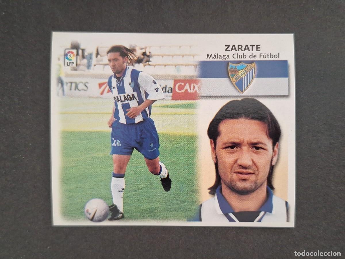Cartes &agrave; collectionner de Football: L4 ZARATE MALAGA C. F. LIGA ESTE 1999 2000 99 00 NUNCA PEGADO SIN PEGAR