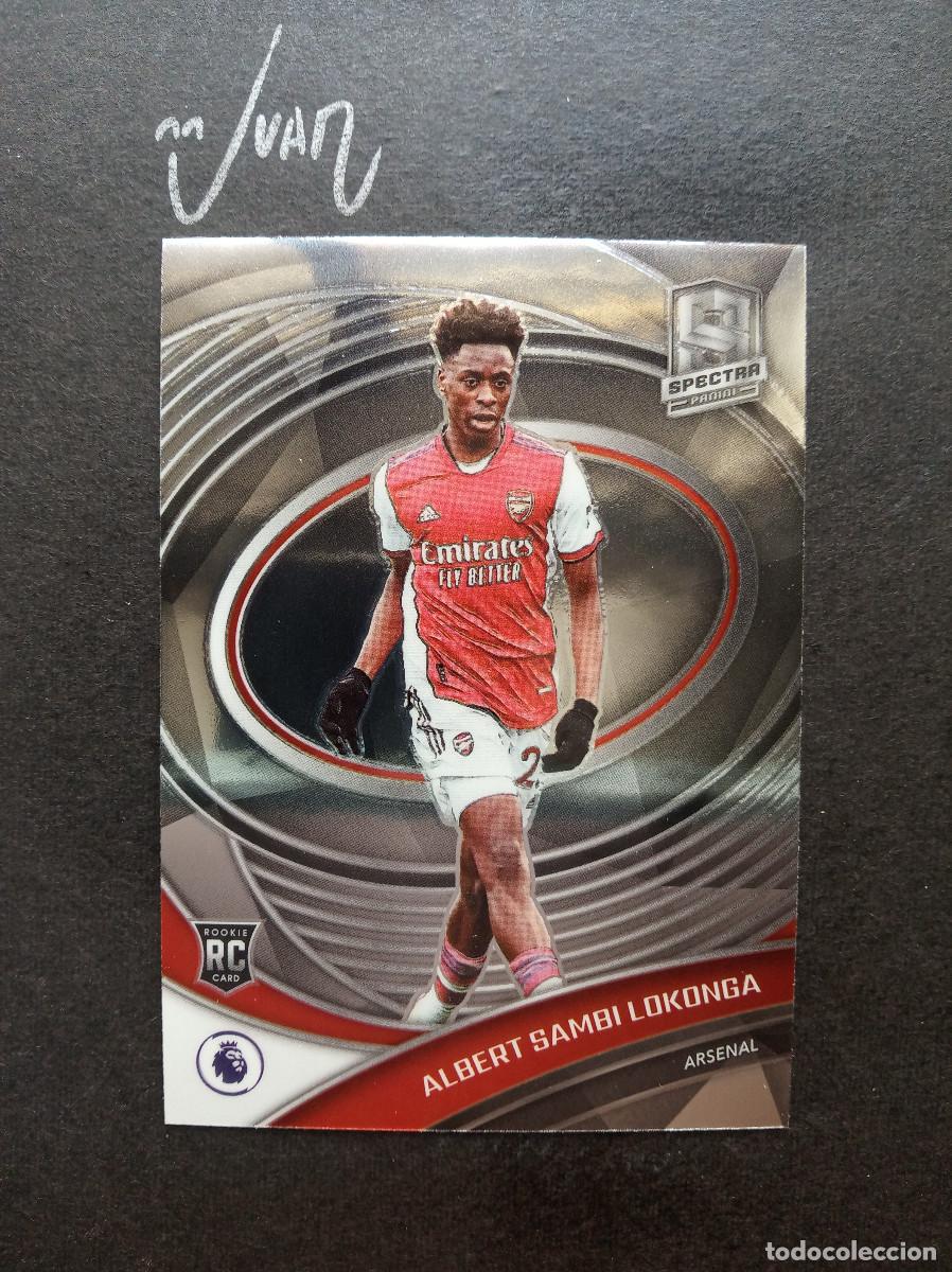 Cartes &agrave; collectionner de Football: 248 ROOKIE SAMBI LOKONGA ARSENAL MUNDIAL 2026 BELGICA ⚽ PANINI &reg; CHRONICLES SPECTRA 2021 2022 21 22