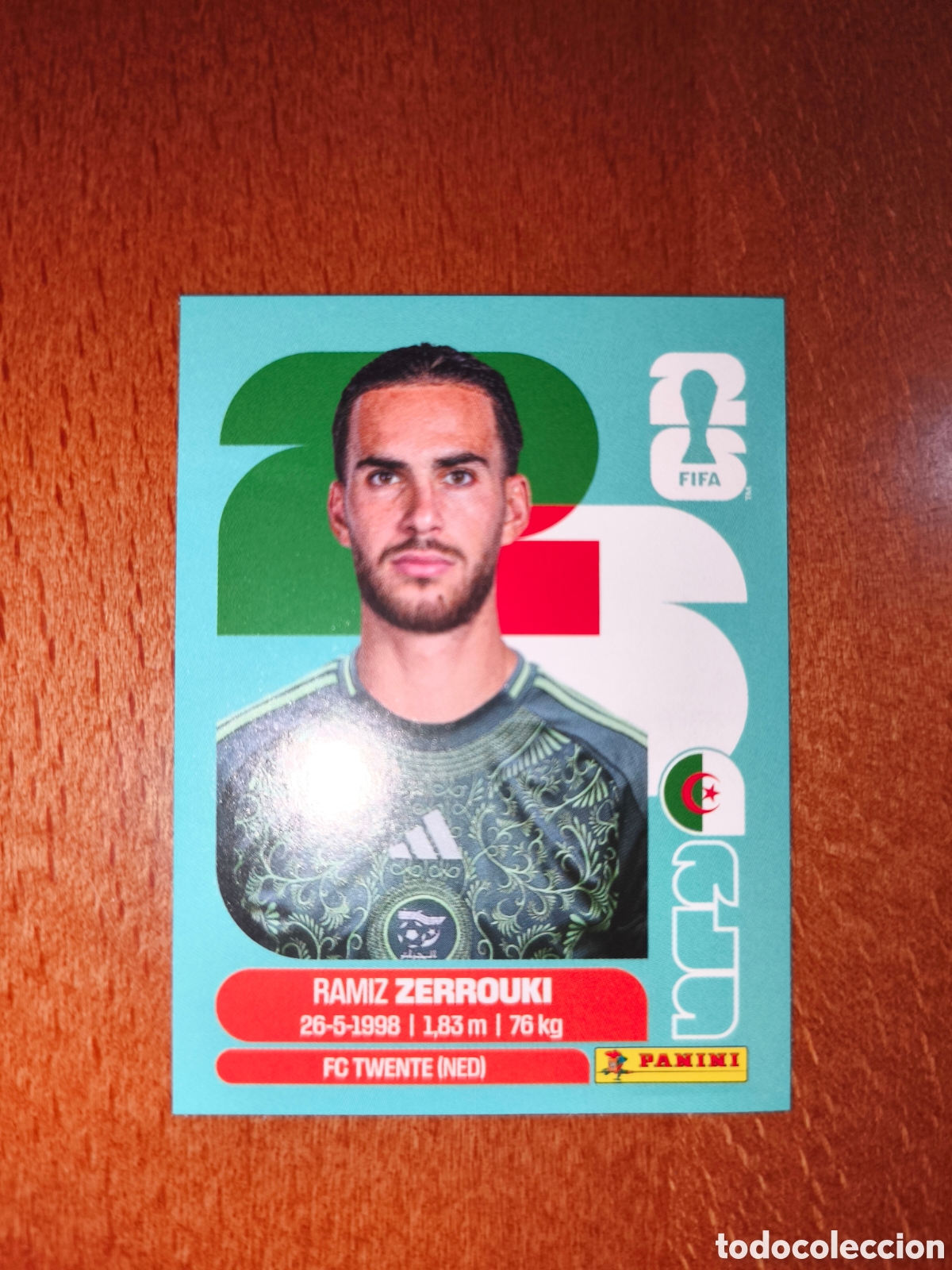 Cartes &agrave; collectionner de Football: ALG11 Ramiz Zerrouki ALG 11 Fifa World Cup 2026 Argelia