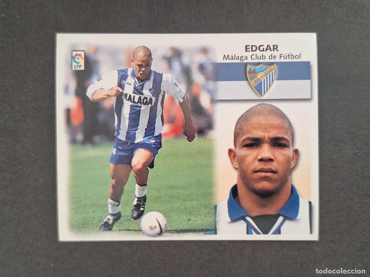 Cartes &agrave; collectionner de Football: L4 EDGAR MALAGA C. F. LIGA ESTE 1999 2000 99 00 NUNCA PEGADO SIN PEGAR