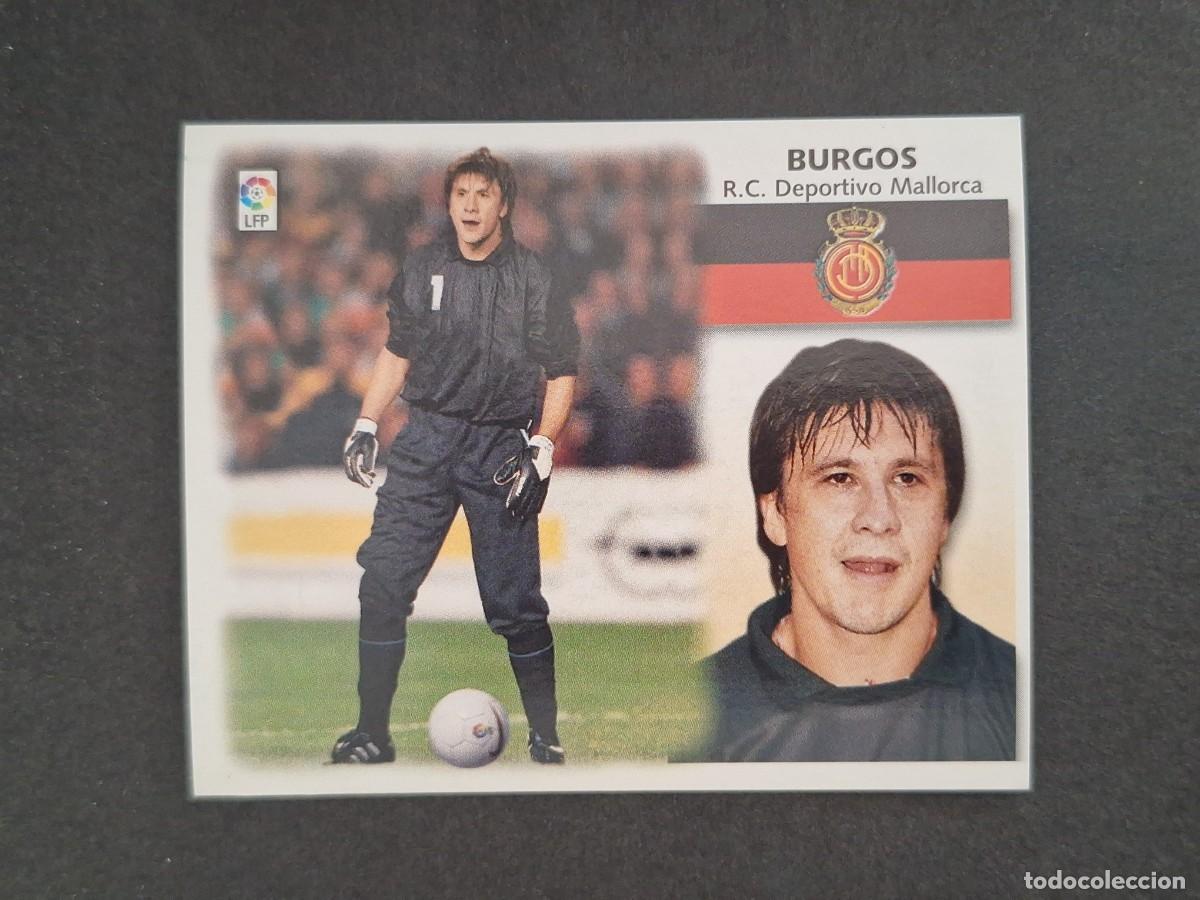 Cartes &agrave; collectionner de Football: L4 BURGOS R. C. D. MALLORCA LIGA ESTE 1999 2000 99 00 NUNCA PEGADO SIN PEGAR