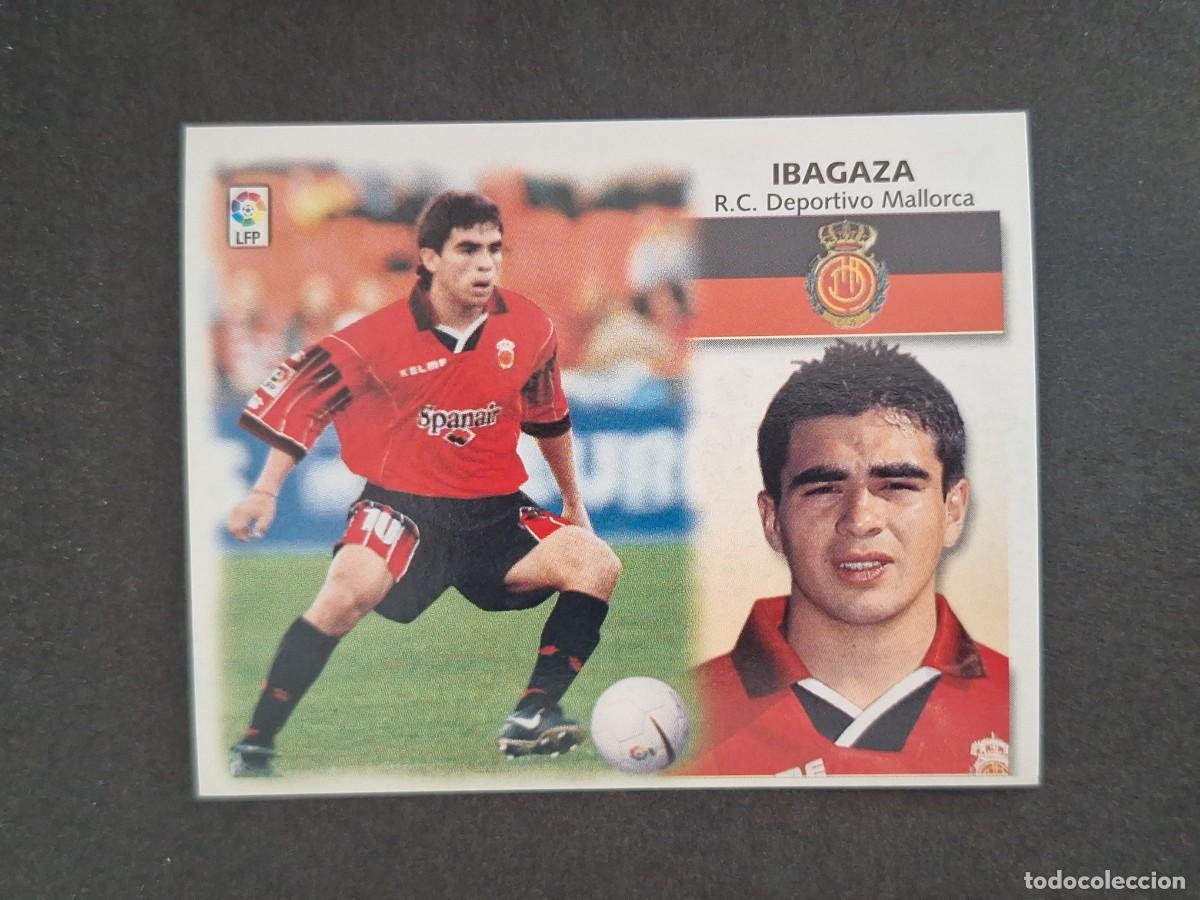 Cromos de f&uacute;tbol: L4 IBAGAZA R. C. D. MALLORCA LIGA ESTE 1999 2000 99 00 NUNCA PEGADO SIN PEGAR
