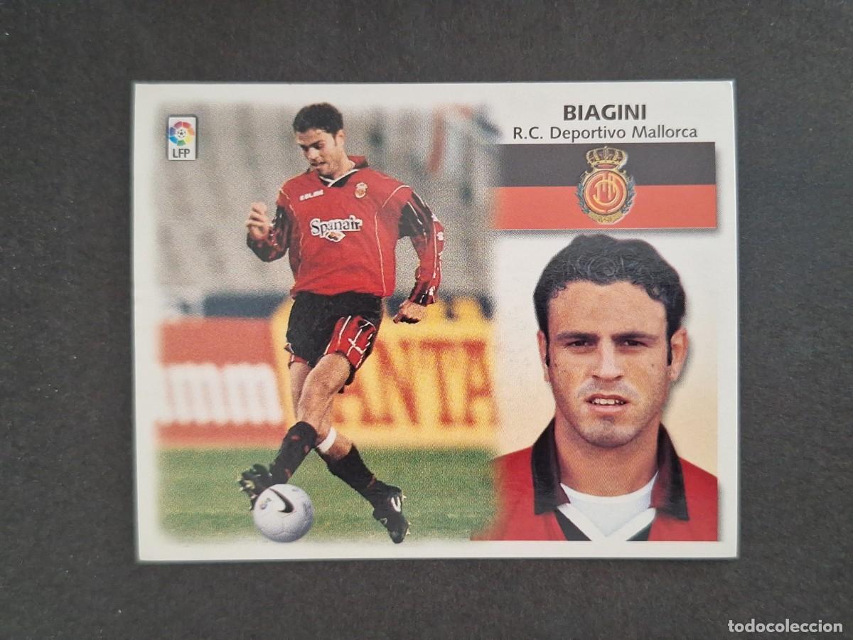 Cromos de f&uacute;tbol: L4 BIAGINI R. C. D. MALLORCA LIGA ESTE 1999 2000 99 00 NUNCA PEGADO SIN PEGAR