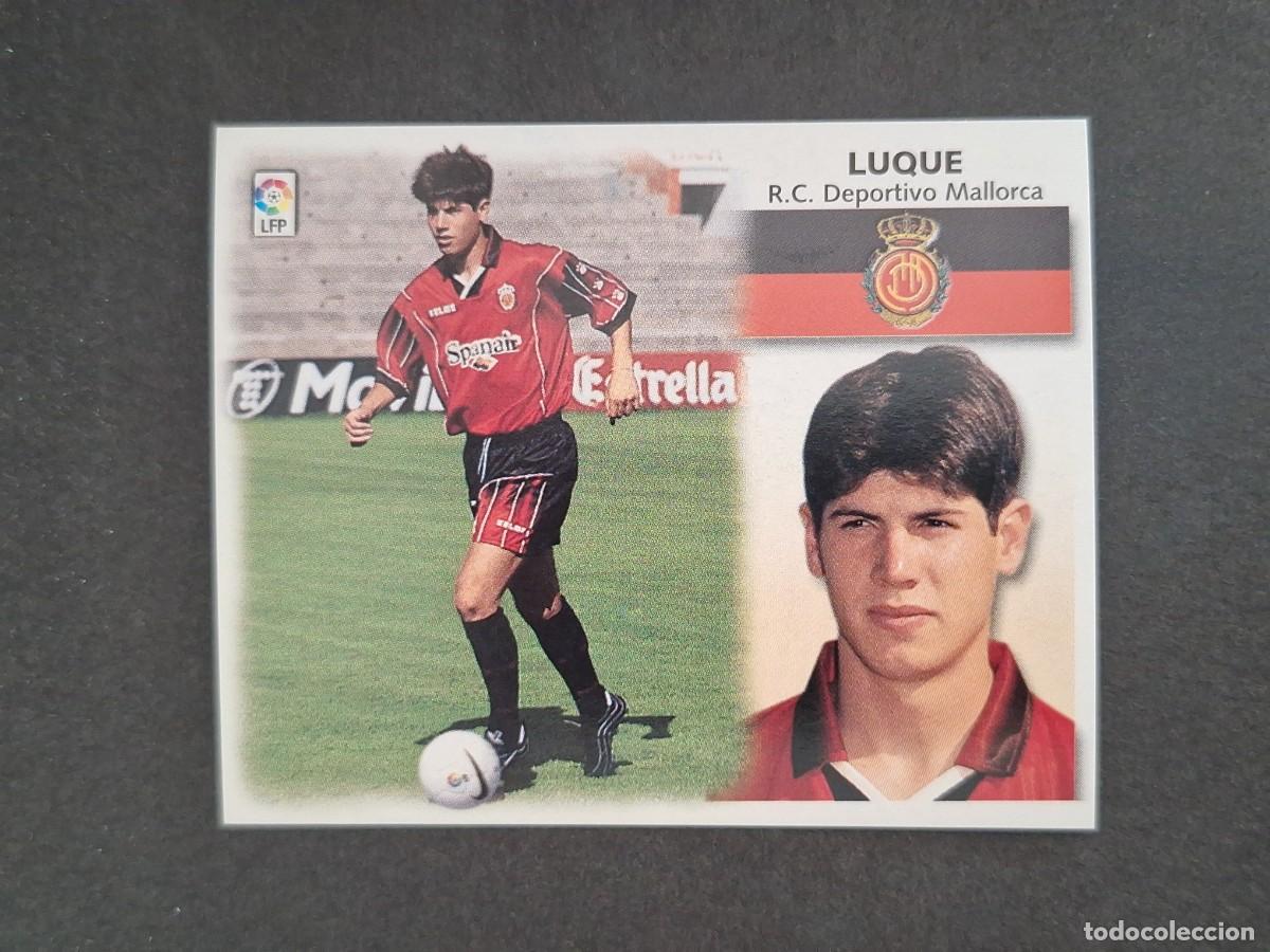 Fu&szlig;ball-Sticker: L4 LUQUE R. C. D. MALLORCA LIGA ESTE 1999 2000 99 00 NUNCA PEGADO SIN PEGAR