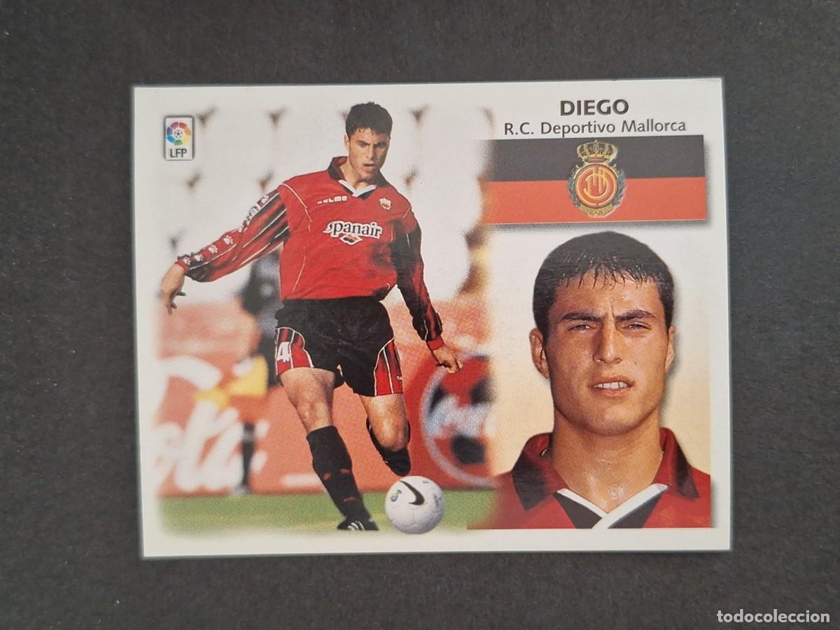 Fu&szlig;ball-Sticker: L4 DIEGO R. C. D. MALLORCA LIGA ESTE 1999 2000 99 00 NUNCA PEGADO SIN PEGAR