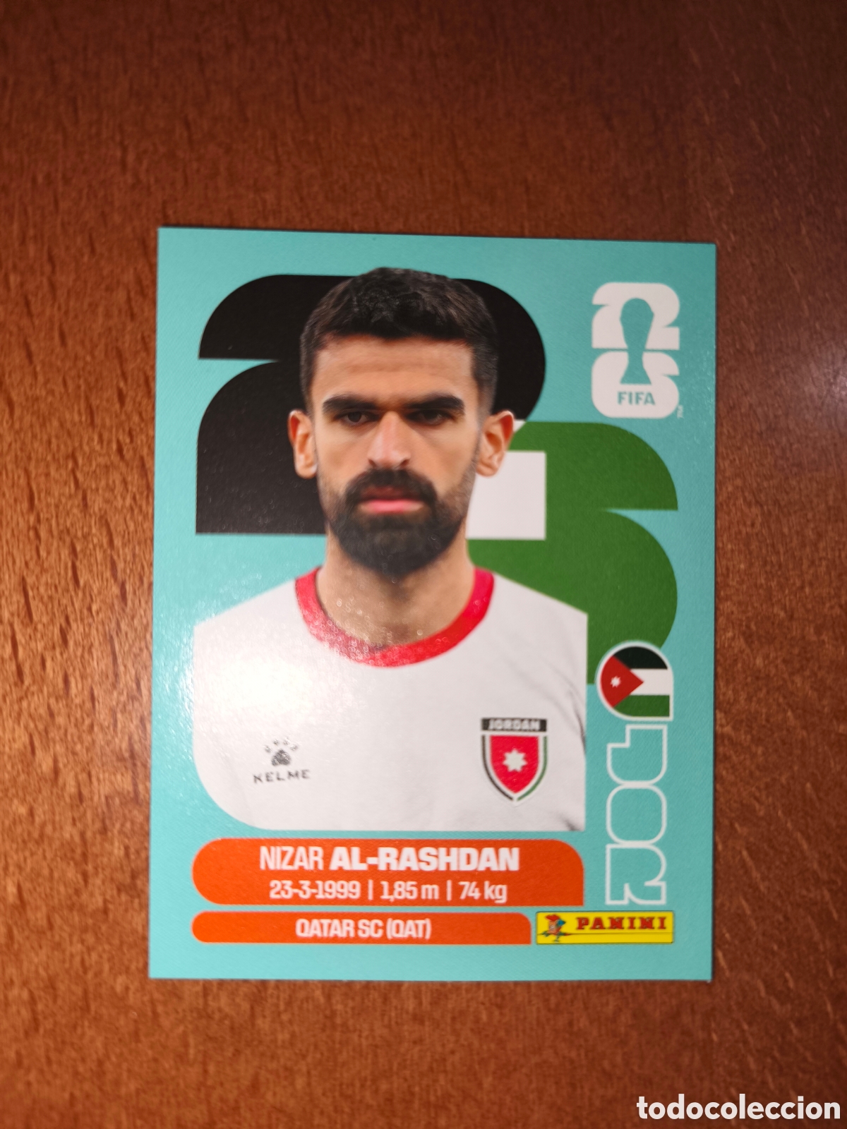 Fu&szlig;ball-Sticker: JOR10 Nizar Al-Rashdan JOR 10 Fifa World Cup 2026 Jordania