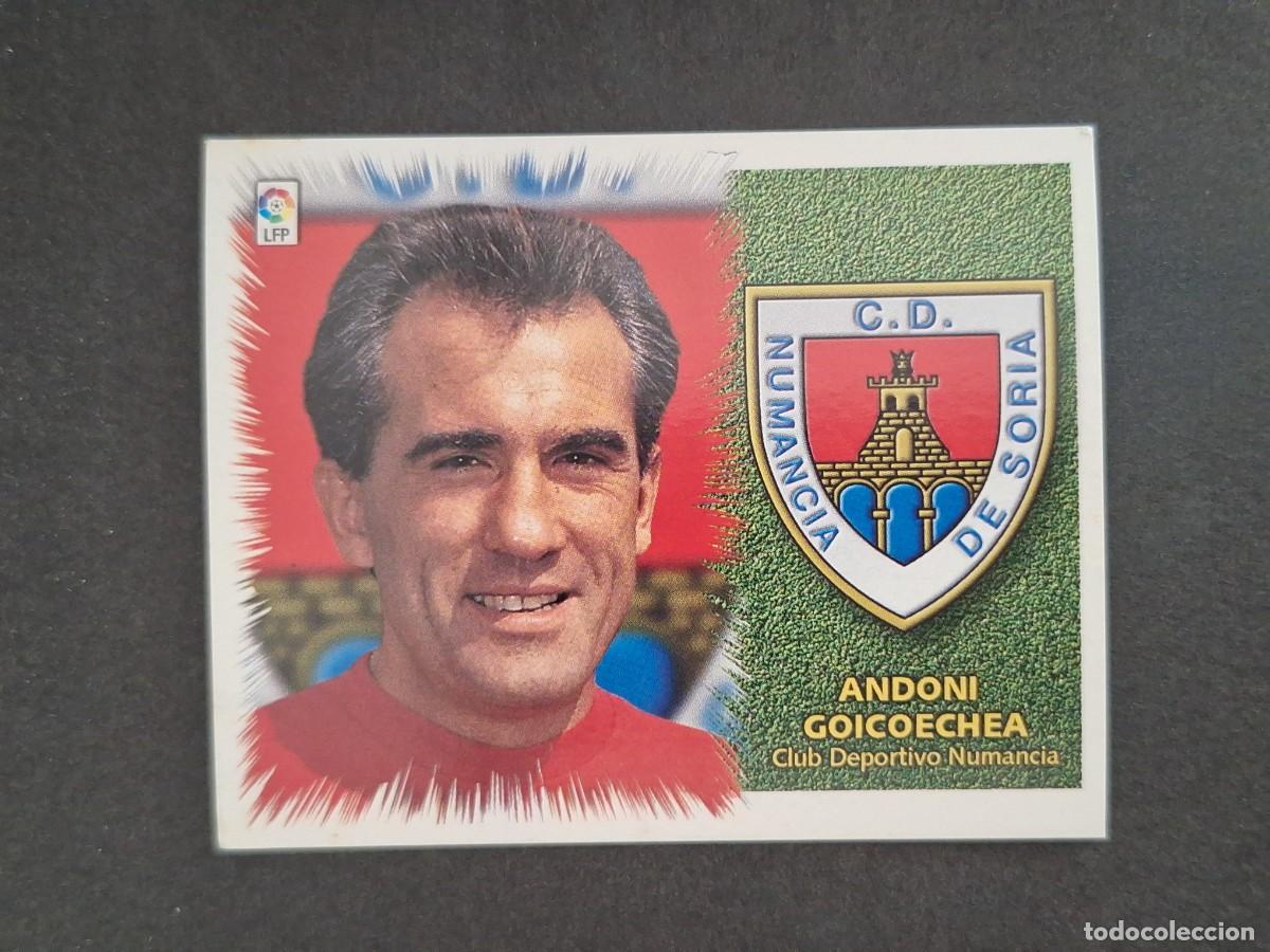 Cromos de Futebol: L4 ANDONI GOICOECHEA ENTRENADOR C. D. NUMANCIA LIGA ESTE 1999 2000 99 00 NUNCA PEGADO SIN PEGAR