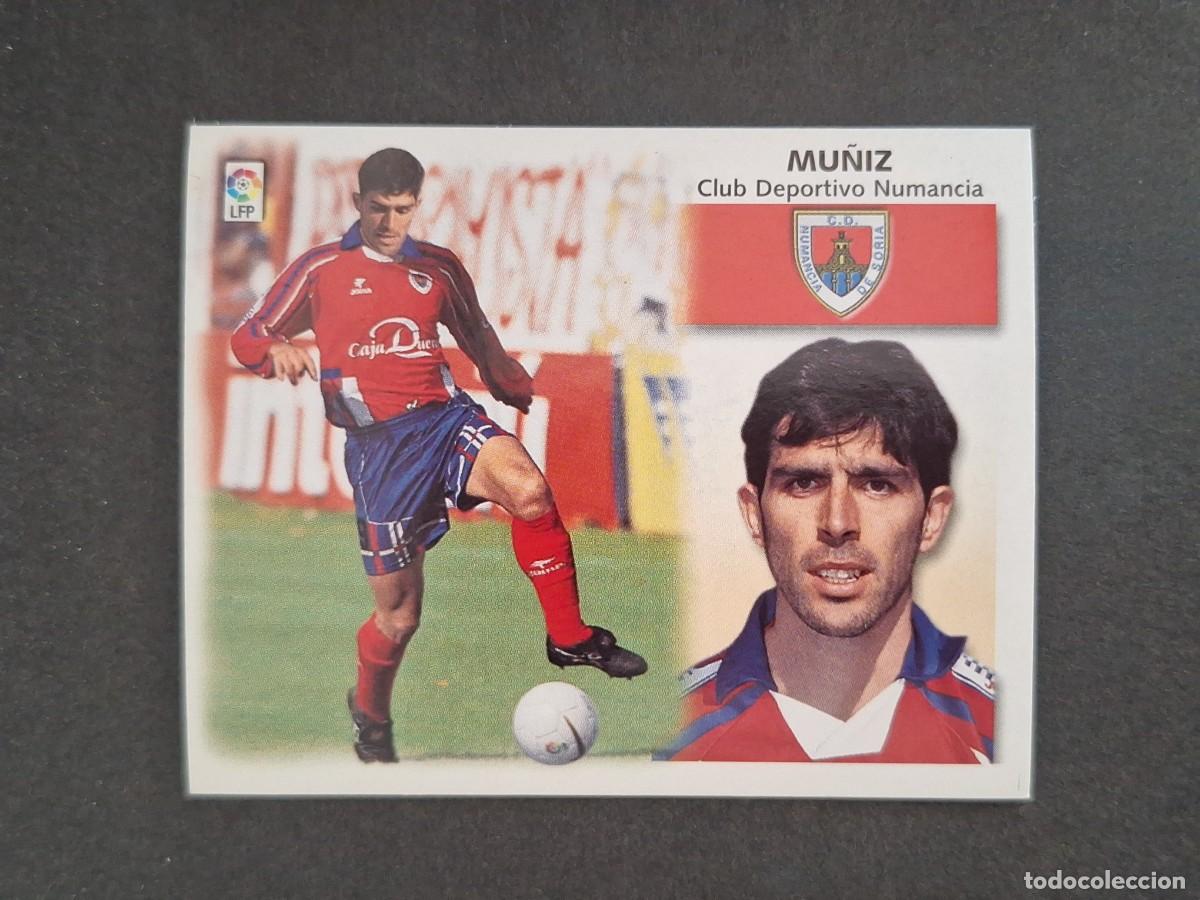 Cromos de f&uacute;tbol: L4 MU&Ntilde;IZ C. D. NUMANCIA LIGA ESTE 1999 2000 99 00 NUNCA PEGADO SIN PEGAR