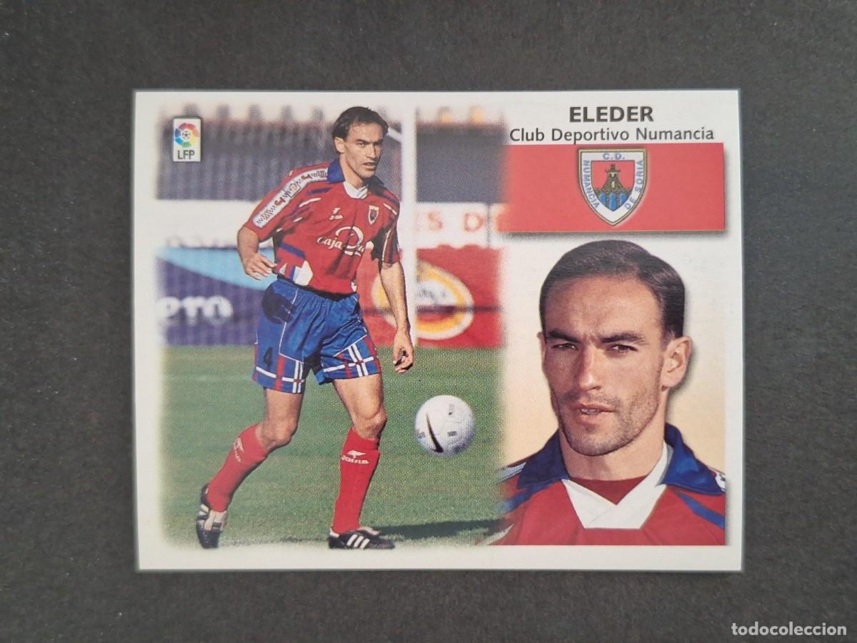 Cromos de f&uacute;tbol: L4 ELEDER C. D. NUMANCIA LIGA ESTE 1999 2000 99 00 NUNCA PEGADO SIN PEGAR