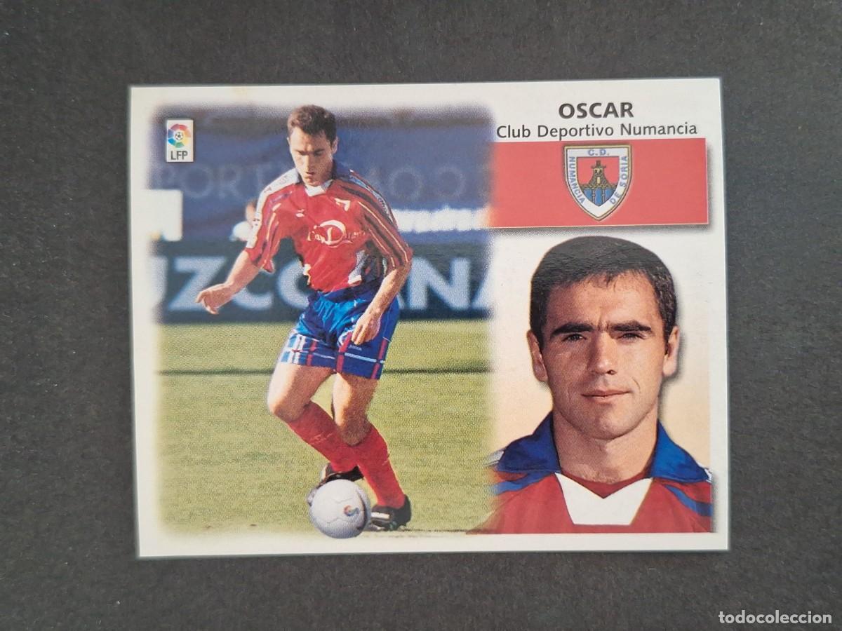 Cromos de f&uacute;tbol: L4 OSCAR C. D. NUMANCIA LIGA ESTE 1999 2000 99 00 NUNCA PEGADO SIN PEGAR