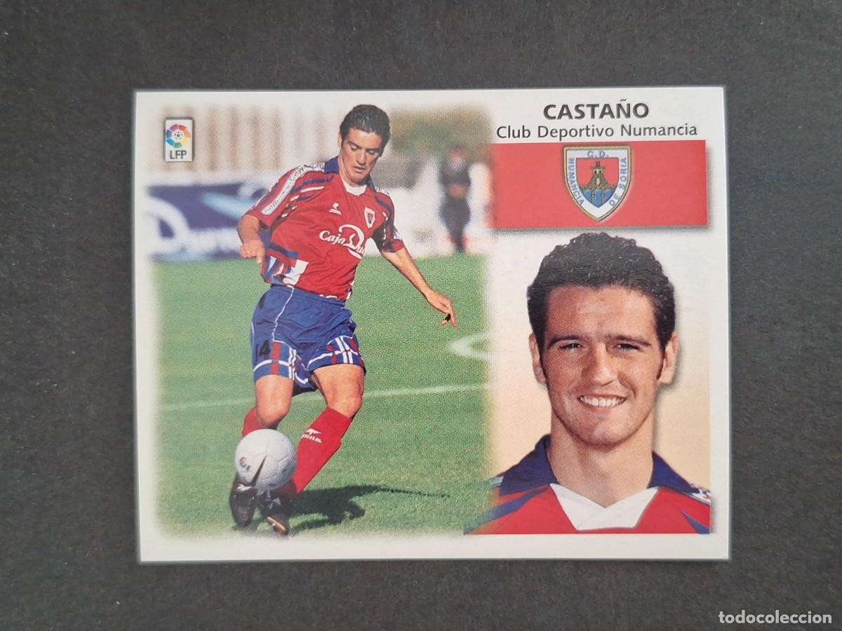 Cromos de f&uacute;tbol: L4 CASTA&Ntilde;O C. D. NUMANCIA LIGA ESTE 1999 2000 99 00 NUNCA PEGADO SIN PEGAR