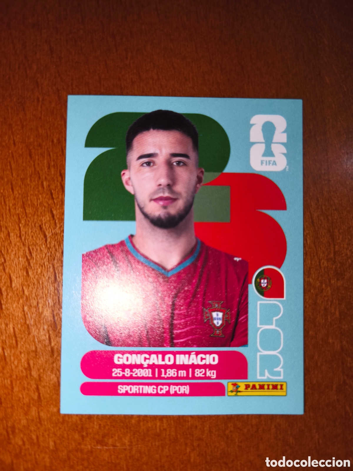 Cromos de f&uacute;tbol: POR8 Gon&ccedil;alo Inacio POR 8 Fifa World Cup 2026 Portugal