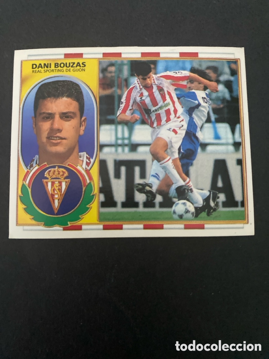 Cromos de f&uacute;tbol: Cromo liga 96/97 Sporting de Gij&oacute;n nunca pegado