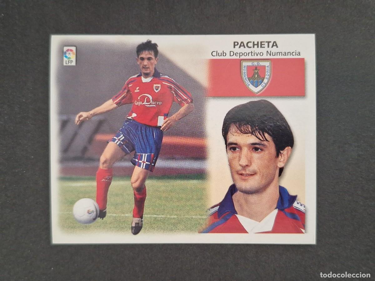 Cromos de f&uacute;tbol: L4 PACHETA C. D. NUMANCIA LIGA ESTE 1999 2000 99 00 NUNCA PEGADO SIN PEGAR