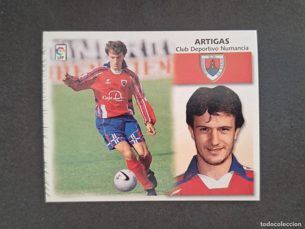 Cromos de f&uacute;tbol: L4 ARTIGAS C. D. NUMANCIA LIGA ESTE 1999 2000 99 00 NUNCA PEGADO SIN PEGAR