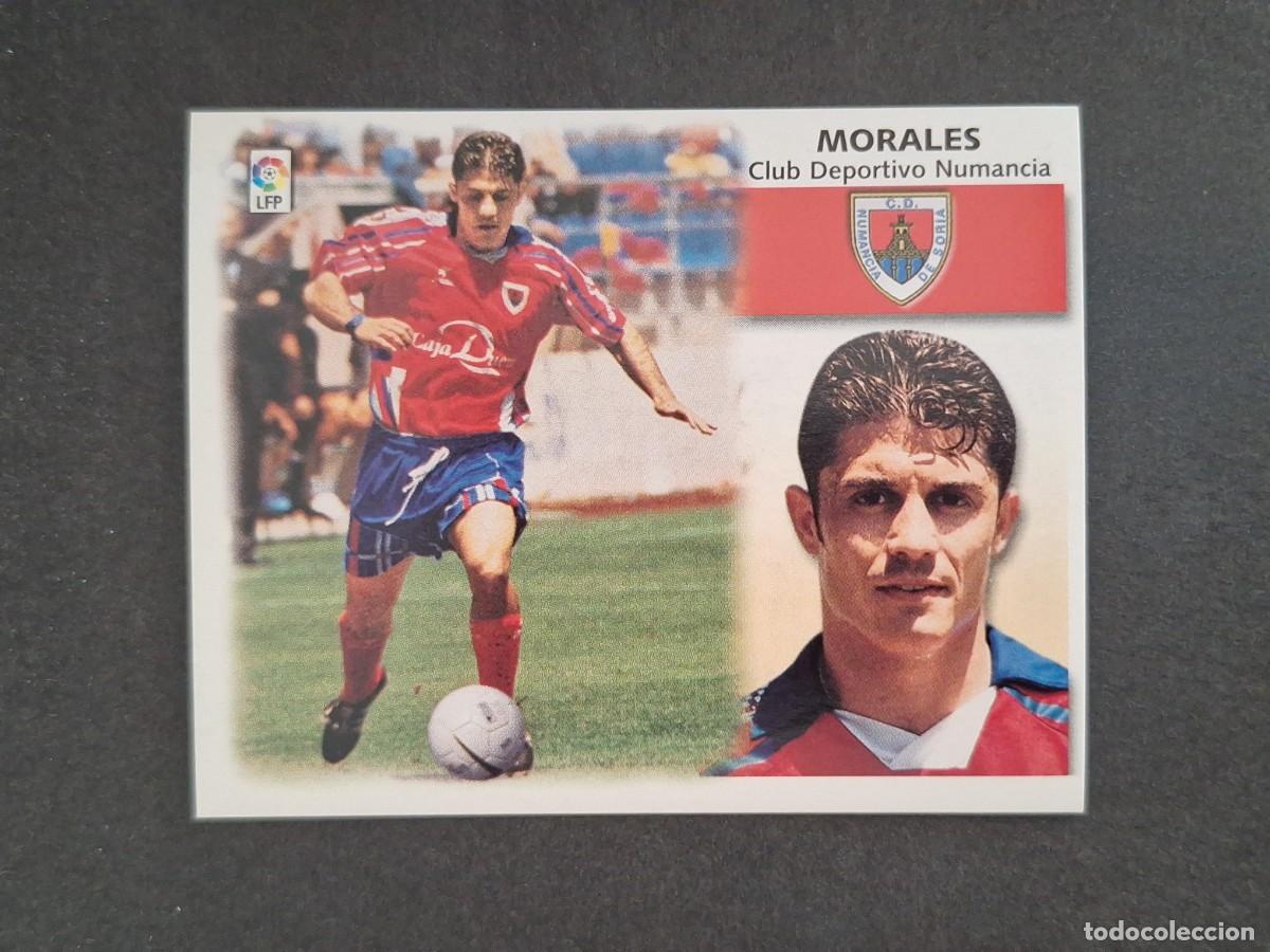 Cromos de f&uacute;tbol: L4 MORALES C. D. NUMANCIA LIGA ESTE 1999 2000 99 00 NUNCA PEGADO SIN PEGAR