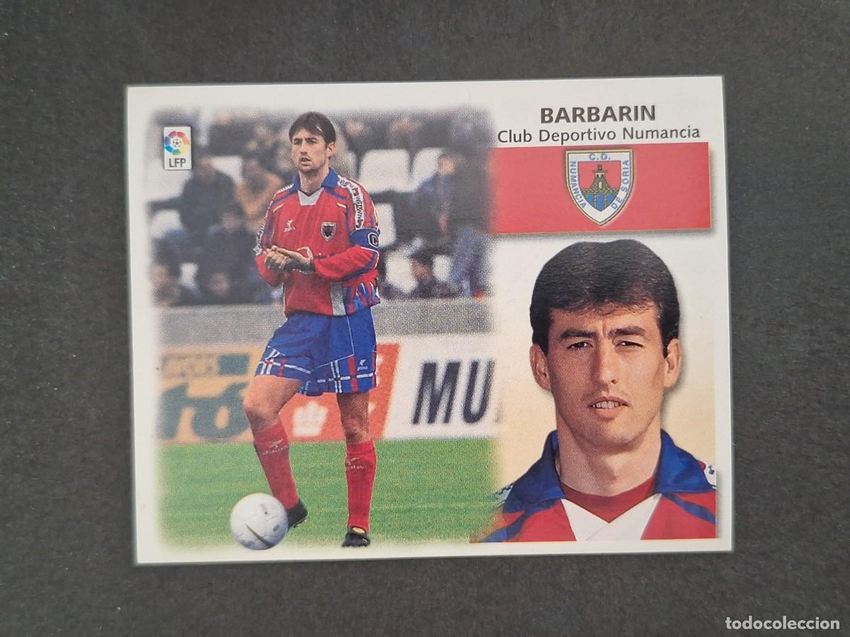 Cromos de f&uacute;tbol: L4 BARBARIN C. D. NUMANCIA LIGA ESTE 1999 2000 99 00 NUNCA PEGADO SIN PEGAR