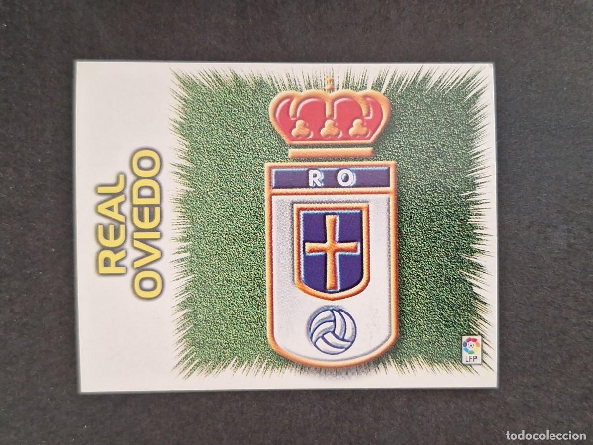 Cromos de f&uacute;tbol: L4 ESCUDO REAL OVIEDO LIGA ESTE 1999 2000 99 00 NUNCA PEGADO SIN PEGAR